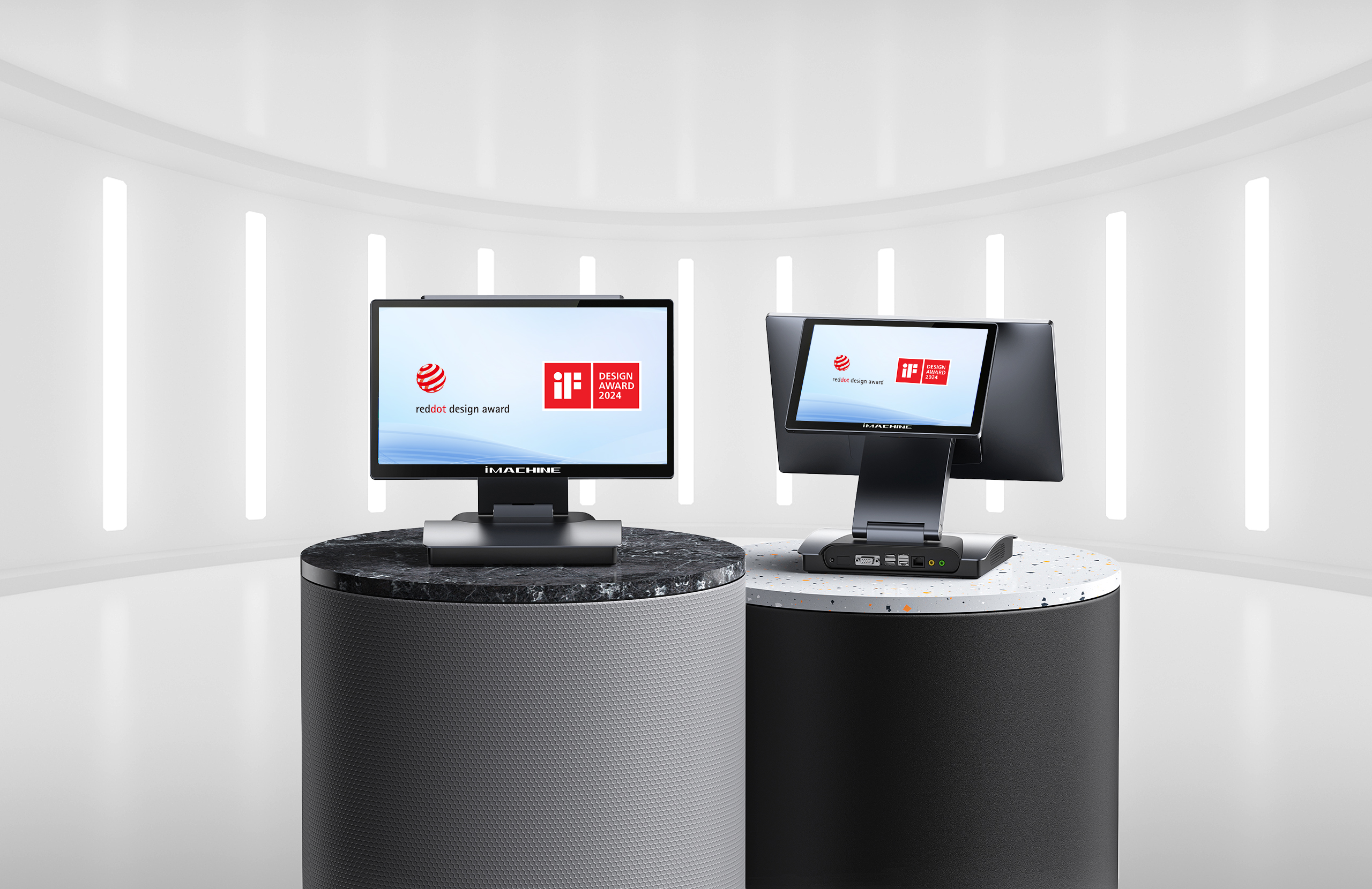 喜報 | 容大-艾碼訊智能臺式終端A2榮膺2024 iF設計獎