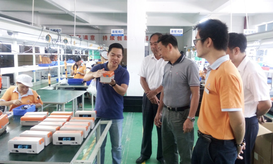 廈門市科技局領導蒞臨容大參觀調研